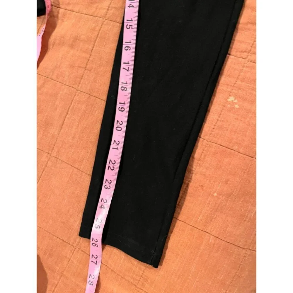 Kay Unger New York Black Stretch Elastic Waist Skinny Jeans Women's Size S